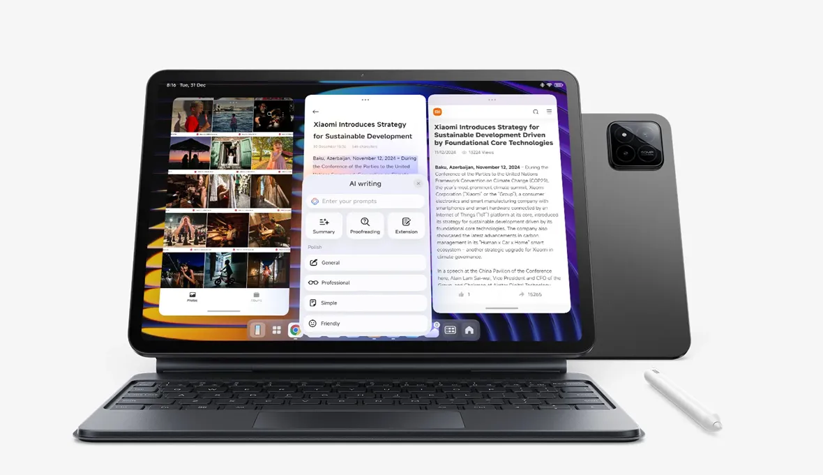 小米平板 Xiaomi Pad 7 Pro 具備工作站模式,推薦給有工作需求的人使用 2026 年工作平板推薦 - 小米平板 Xiaomi Pad 7 Pro